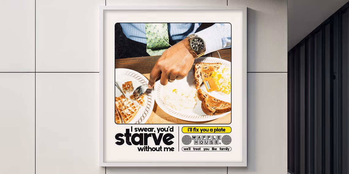 Waffle House out-of-home billboard