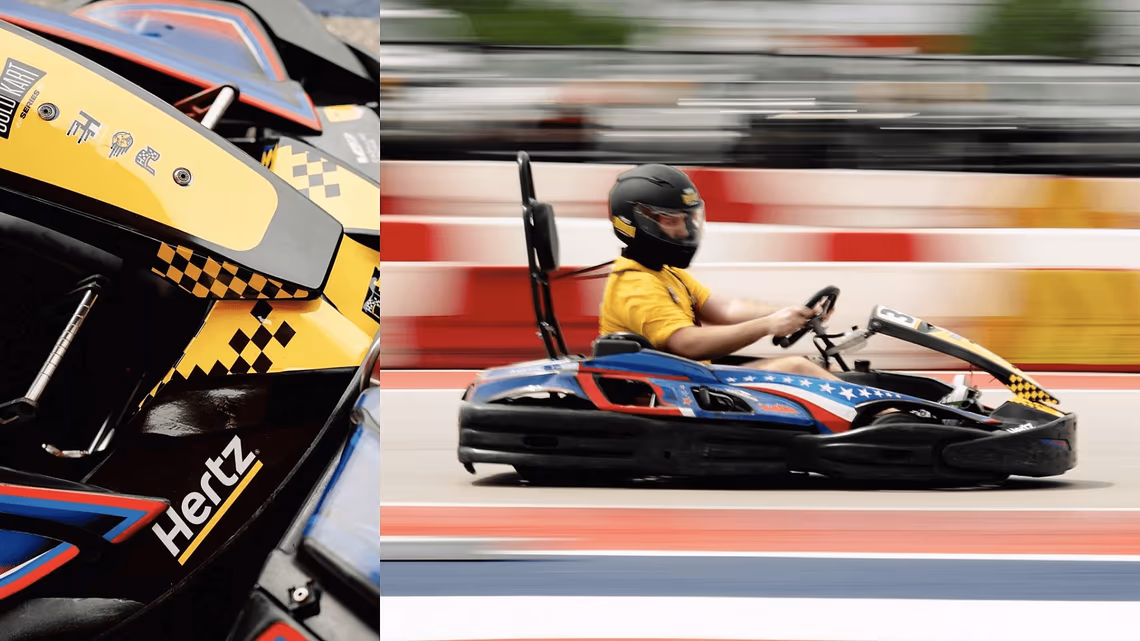 Hertz Gold Kart Series out-of-home placement 3