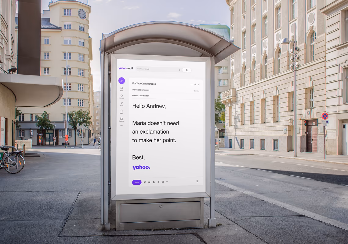 Yahoo out-of-home placement