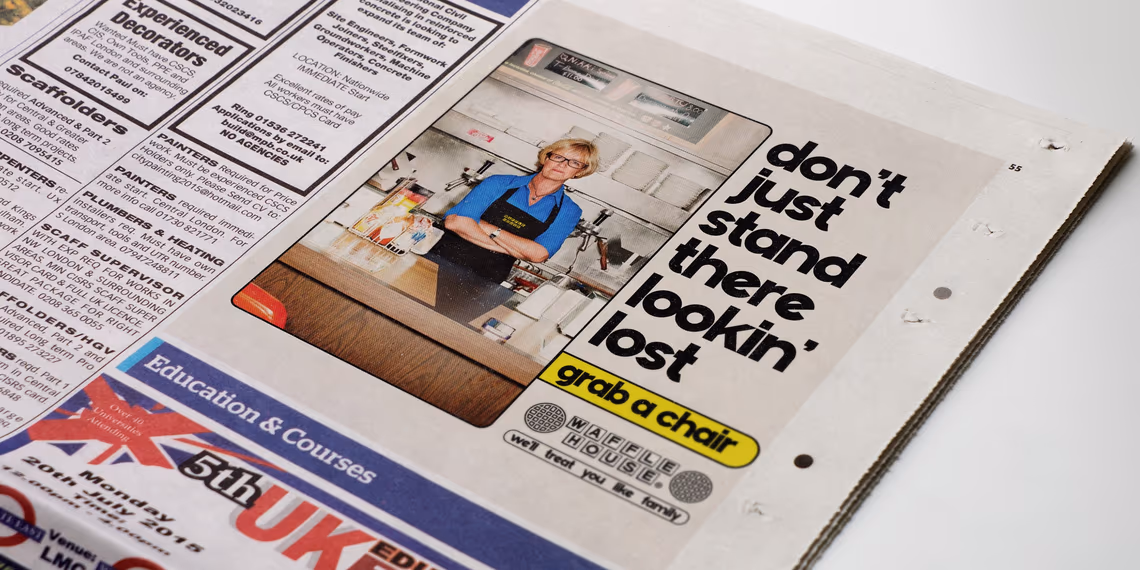 Waffle House out-of-home billboard